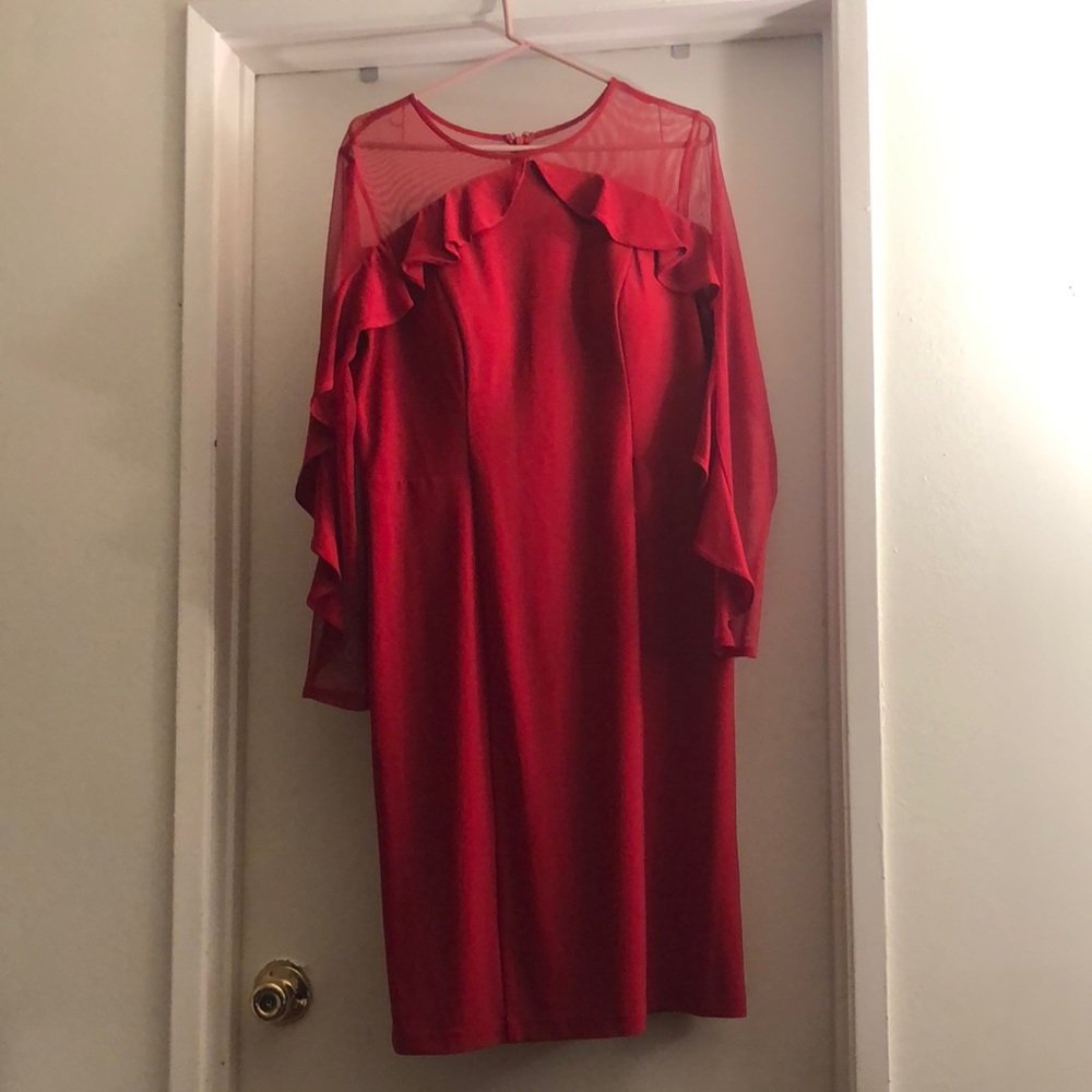 Red dress